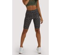 Wolf and Whistle Eco Dusty Olive Leopard Shorts 8 Green