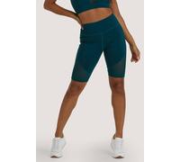 Wolf and Whistle Eco Teal Panel Shorts 12 Green