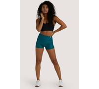 Wolf & Whistle Teal Wet Look Shorts - Teal - 16