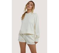 Wolf & Whistle Winter White Hooded Top - White - 10