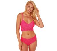 Wolf & Whistle Women's Ariana Lace Neon Pink 'Brief' | Size: 12 Wolf & Whistle Pink 12