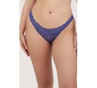 Wolf & Whistle Women's Ariana Space Dust Blue Everyday Comfort Lace 'Hipster Brief' in Purple | Size: 16 Wolf & Whistle Purple 16