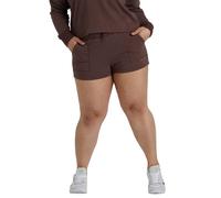 Wolf and Whistle Brown Tie Waist Curve Shorts 26 Brown