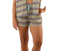 Wolf and Whistle Kalahari Khaki Zig Zag Crochet Beach Shorts 12 Green