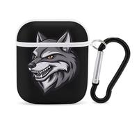 Wolf Wild Animal Slim Compatible with Airpod Case Protective Hard Cover Skin Shockproof