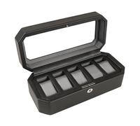 Wolf Windsor Watch Box 5 Watches Black Synthetic leather 4583029 - Unisex - Faux Leather Black 32 x 16 x 10 cm