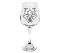 Wolf Wine Glass Large Wolf Wine Glass Gift Engraved Wolf Glass Wolf Lovers Gift Large Tallo Wine Glass Wolf Design Large Tallo Wine Glass Birthday Gift For Him For Her Wolf Lover Wine Glass Gift
