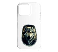 Wolf With Amber Piercing Eyes Case for iPhone 16 Pro
