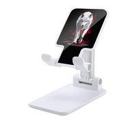 Wolf with Dripping Blood Funny Phone Stand Adjustable Foldable Plastic Holder for 4-13 Inch Phones Tablets