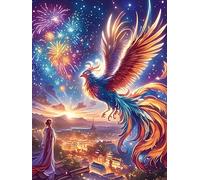 Wolf with Red Eyes Under The Moon 300 Pieces Premium Jigsaw Puzzle Wildlife Pet Adult Jigsaws Educational Challenge Mental Exercise Winter Gift Precision Cut Board 300 PCS
