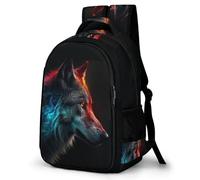 TPISLI Wolf Wolves Backpack with Personalized Animal Cute Rucksack Toddler Backpack for Girls Children Schoolbag