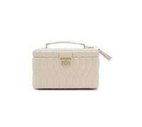 Wolf Caroline Medium Jewellery Box Beige 329753 - Unisex - Genuine Leather Beige 28.2 x 22 x 18