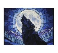 Wolf Wooden Jigsaw Puzzles for Adults 35/70/120/200/300/5001000 Pieces - Art for Wall Decor - Durable Poplar Wood, Zero Dust, UV Vibrant Print - Family Group Activity & Unique Gift