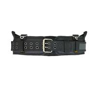 WOLF WTH2110 Heavy-Duty Ballistic Padded Tool Work Belt | Compatible w/Pouches, Holsters & 4-Point Suspenders | Body Waist Comfort Lightweight Breathable | Contractors Handyman | Tongue Buckle