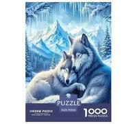 Wolf1000Piece JigsawPuzzleAnimal Wolf KidsforAdult Challenging LargePiecePuzzles Age12+byth Challenging The Impossible Difficult Game Uncover The Puzzle 70x50cm/1000pcs