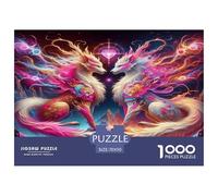 Wolf1000Piece JigsawPuzzleMythical Creatures ForAdult Colourful Brainteasing Age12+byth Challenging The Impossible Difficult Game Brainteasing Adults Jigsaw Puzzle 70x50cm/1000pcs