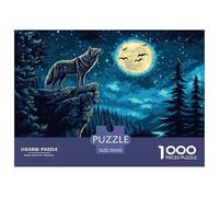 Wolf1000Pieces JigsawPuzzlesanimal ForAdults Colourful Brainteasing Age12+byth ThemeFlowersandBirds Brainteasing Adults Jigsaw Puzzle 70x50cm/1000pcs