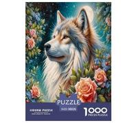 Wolf1000Pieces JigsawPuzzlesAnimal Wolf ForAdult Challenging LargePiecePuzzles Age12+byth Challenging The Impossible Difficult Game Uncover The Puzzle 38x26cm/1000pcs