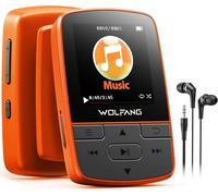 WOLFANG 64GB MP3 Players with Bluetooth 5.2, Sports Clip, Mini Size-UK