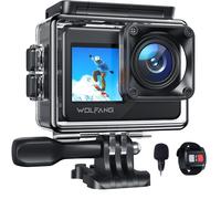 WOLFANG GA120 4K 20MP Action Camera, 40M Waterproof Underwater Camera for Sno...