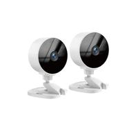 WOLFANG Indoor Security Camera, 1080P HD Video-2Pack, Mini Indoor Camera, Night Vision, Home Security Camera, Motion Detection, Two-Way Audio, Real-Time Alarm, SD Card and Cloud Storage, 2.4G WiFi