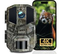 WOLFANG Wildlife Camera 64MP 4K HD WiFi Bluetooth Trail Camera Hunting Camera