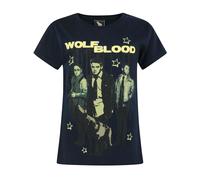 Wolfblood Girls Blue Short Sleeved T-Shirt - 5-6 Years