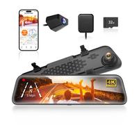 WOLFBOX G840S 12 4K Mirror Dash Cam with 5.8GHz WiFi 2160P Full HD Smart