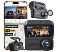 WOLFBOX K9 Pro 3 Channel Dash Cam, 4K+2.5K+2.5K, STARVIS 2 | Full-Color Cabin Camera,Dual-Mic AI Noise Reduction,Wi-Fi 6 60MB/s,IP69K Rear, GPS,UP to 2TB,No SD Card