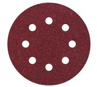 Wolfcraft 021222 Router Sandpaper 60 Grit 115mm Hook-and-Loop 25pcs