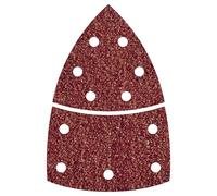wolfcraft 10 Easy-Fix Sanding Sheets 2 Pcs. for Wood/Metal, grain 120 I 1814000