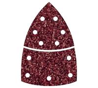 wolfcraft 10 Easy-Fix Sanding Sheets 2 Pcs. for Wood/Metal, grain 40 I 1811000