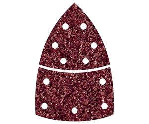 wolfcraft 10 Easy-Fix Sanding Sheets 2 Pcs. for Wood/Metal, grain 40 I 1811000