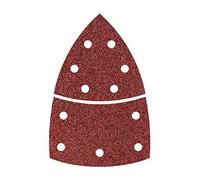 wolfcraft 10 Easy-Fix Sanding Sheets 2 Pcs. for Wood/Metal, grain 60 I 1812000