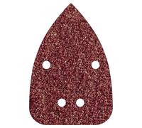 wolfcraft 10 Easy-Fix Sanding Sheets for wood/metal, 96 x 136 mm, grain 80 I 1757000