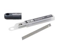 wolfcraft 10 Snap-Off Blades 9 mm I 4302000 I Accessory for snap-Off Blade Knives