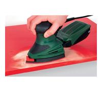 Wolfcraft 1189000 Easy Fix Sanding Discs for Paint/ Varnish with 40/ 80/ 120 Grain Grit includes 95mm Delta Sanding Sheet/ Base Sanding Sheet (Pack of