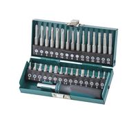 wolfcraft Safety Bit Box for Safety Screws, 31 Pcs. I 1386000 I High-Quality Metal Cassette with 30 Solid bits, 25 and 50 mm, in Various Sizes, incl. Hand Screwdriver