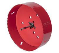 wolfcraft 152 mm Bi-Metal Hole Saw - HSS Hole Cutter For Wood & Metal