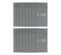 wolfcraft 16-Piece Easy-Fix Sanding Pad Set, Grit 120/220, 115 x 280 mm