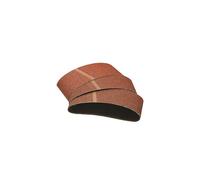 wolfcraft 3 Fabric Sanding Belts 40 x 303 mm, Grain 80 I 1717000