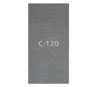 wolfcraft 2 Easy-Fix Sanding Pads for Plasterboard, 115 x 280 mm, Grit 120 | Durable silicon-carbide grit cloths for hand-held and orbital sanders with clamp fasteners. 1996000
