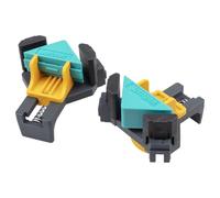 wolfcraft 2 ES 22 Corner Clamp I 3051000 I for Quick and Easy Fixing of Boards and Frames at a 90° Angle, for Example When Assembling Shelves, Small cupboards or Frames