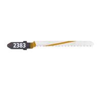 wolfcraft 2 HCS Jigsaw Blades, T-shank, wood, clean curved cut I 2383000
