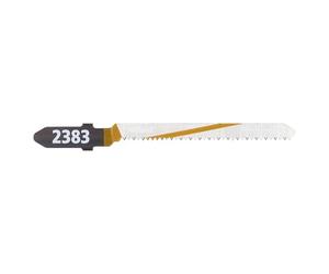 wolfcraft 2 HCS Jigsaw Blades, T-shank, wood, clean curved cut I 2383000