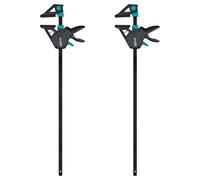 wolfcraft 2 One-Hand Clamps PRO MAX - 250 kg Force, 700 mm Clamping Width