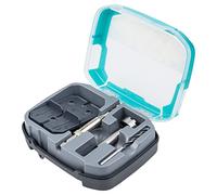 wolfcraft 26 mm Hinge Hole Drilling Set - 5-Piece Kit | Includes Forstner bit, self-centring bit, twist drill bit & 2 drilling templates - stored in a 2-component case