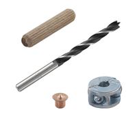 wolfcraft 28-piece Wood Dowel Kit with 8 mm Drill and Depth Stop