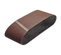 wolfcraft 3 Fabric Sanding Belts 100 x 690 mm, Grain 120 I 3125000