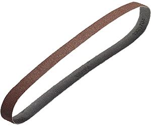 wolfcraft 3 Fabric Sanding Belts 13 x 457 mm, Grain 120 I 1726000
